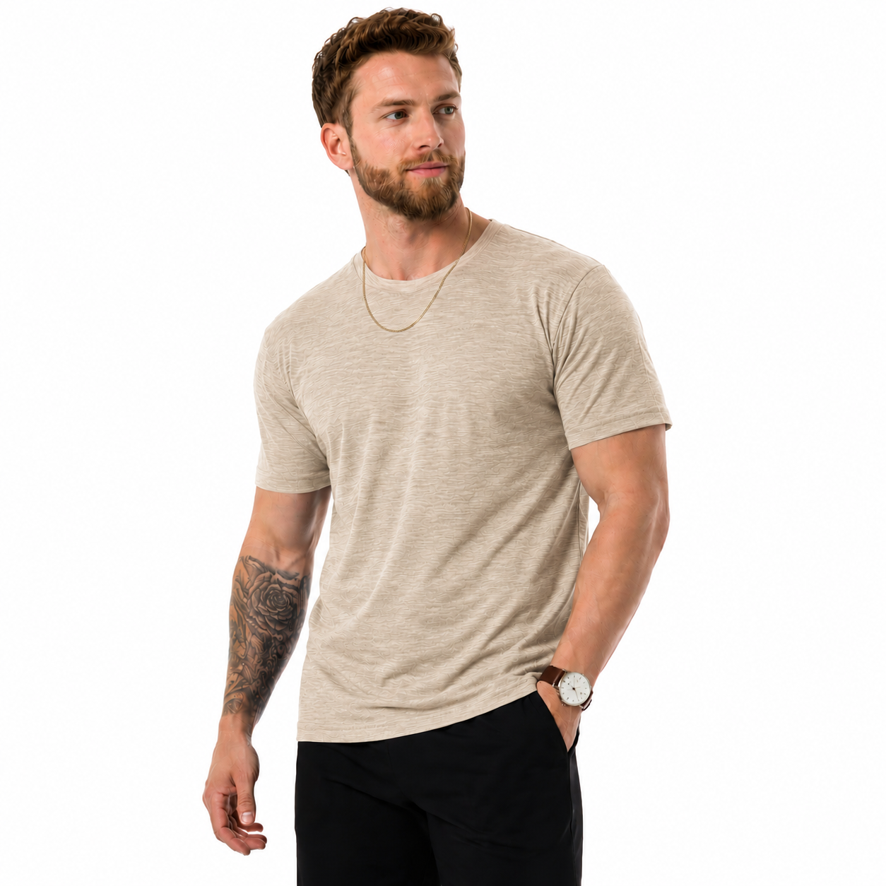 Tränings T-shirt Herr Merinoull Snabbtorkande