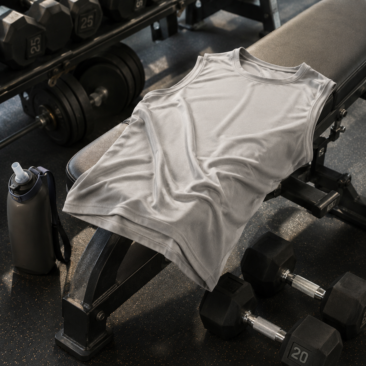 Träningslinne Herr med Snabbtorkande Material för Gym & Löpning