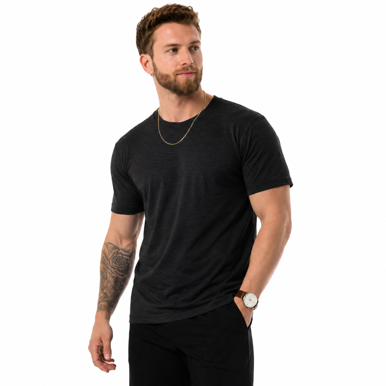 Tränings T-shirt Herr Merinoull Snabbtorkande