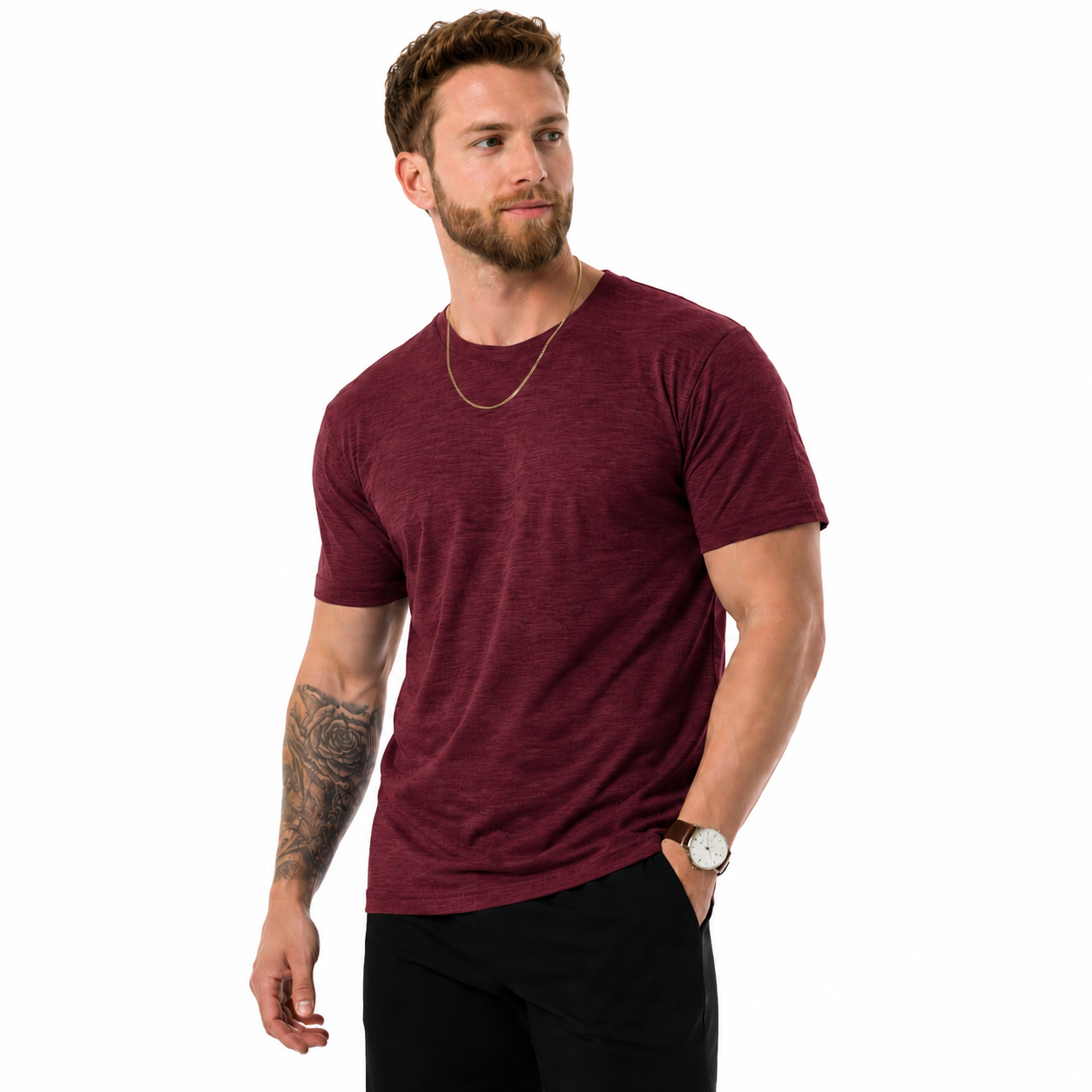 Tränings T-shirt Herr Merinoull Snabbtorkande